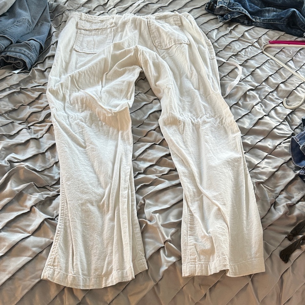 Miss Lili White Wide Leg Pants - Picture 2 of 2